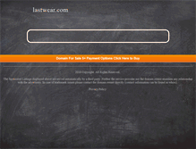 Tablet Screenshot of lastwear.com